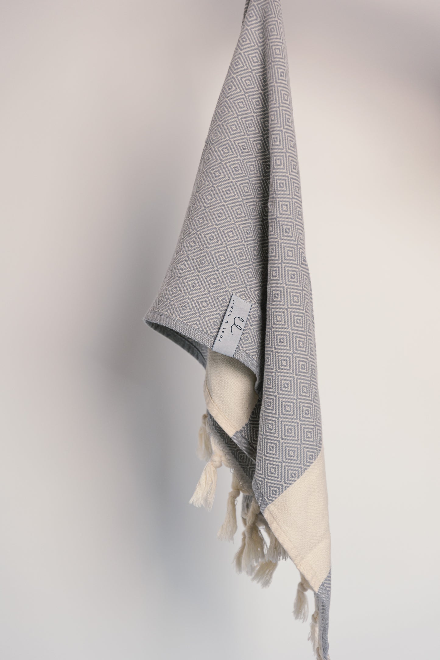 Myra Twilight Grey Turkish Kitchen Towel