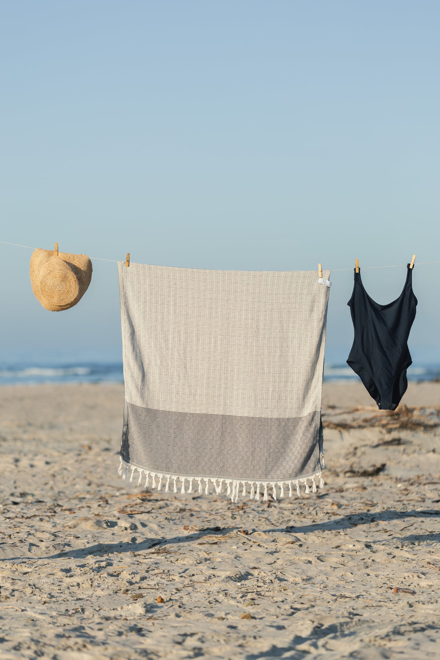 Patara Moonlight Grey Turkish Towel