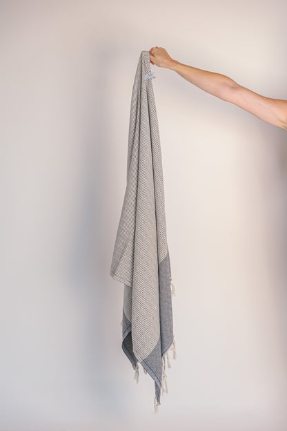 Patara Moonlight Grey Turkish Towel